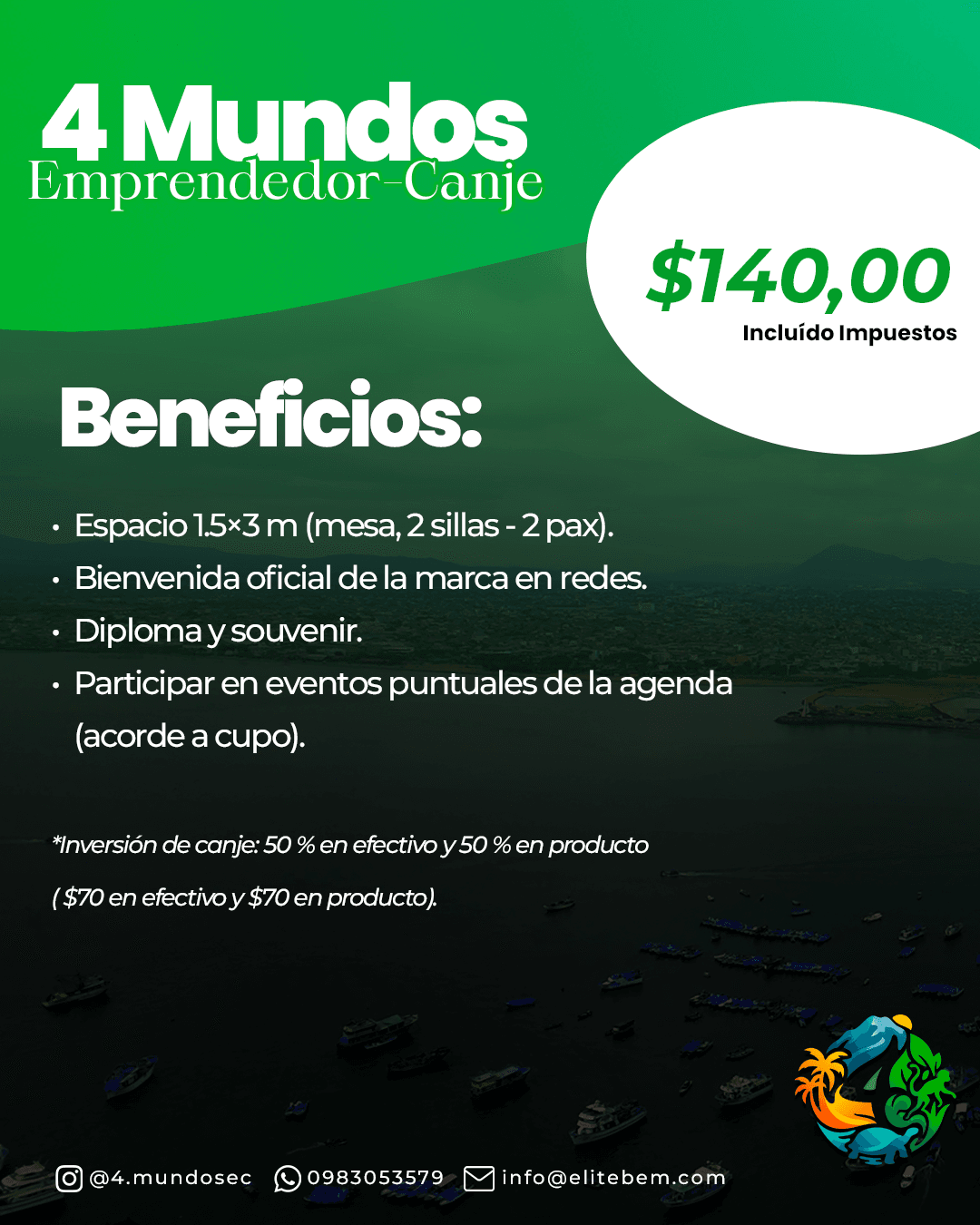 4 Mundos Emprendedor - Canje - segunda imagen